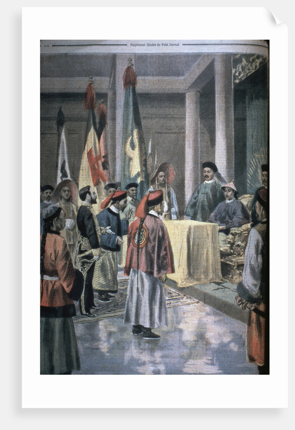 The Emperor of China Receiving the Ambassador of France by Anonymous