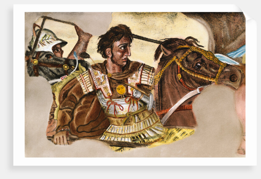 Alexander the Great During Battle by Anonymous