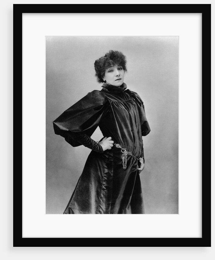 Sarah Bernhardt Standing with Hand on Hip by Anonymous