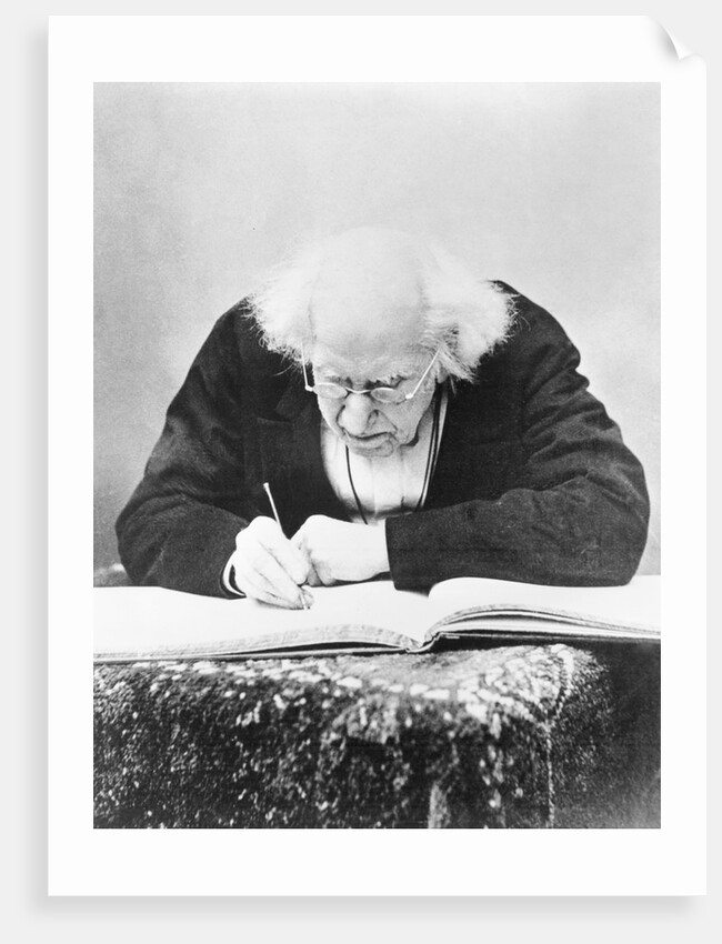 Eugene Chevreul Busy at Work by Anonymous