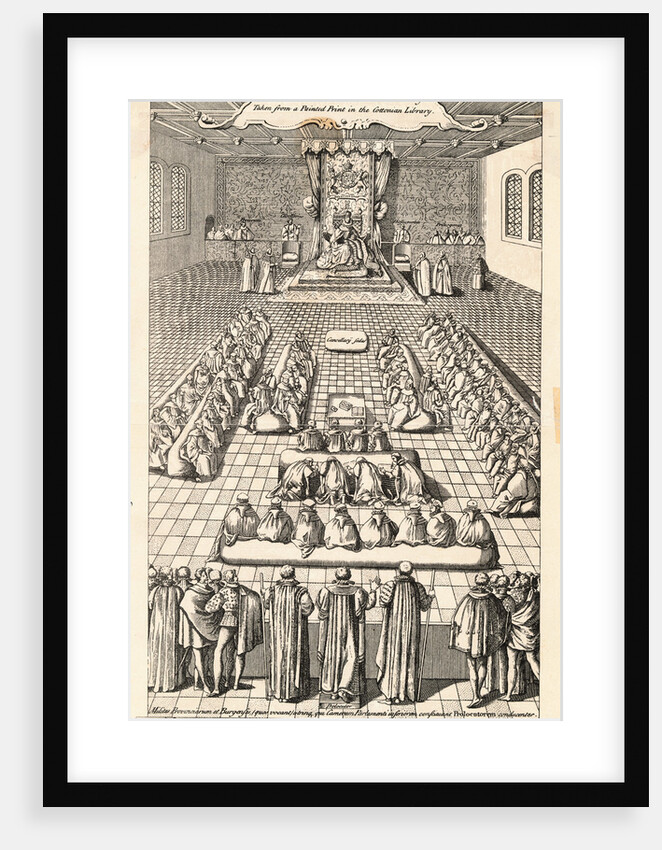 Elizabethan Parliament Session by Anonymous