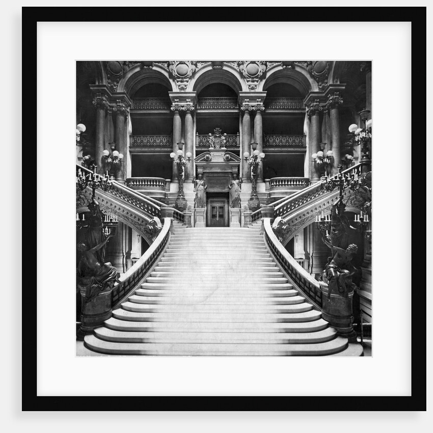 Paris Opera Grand Stairway by Anonymous