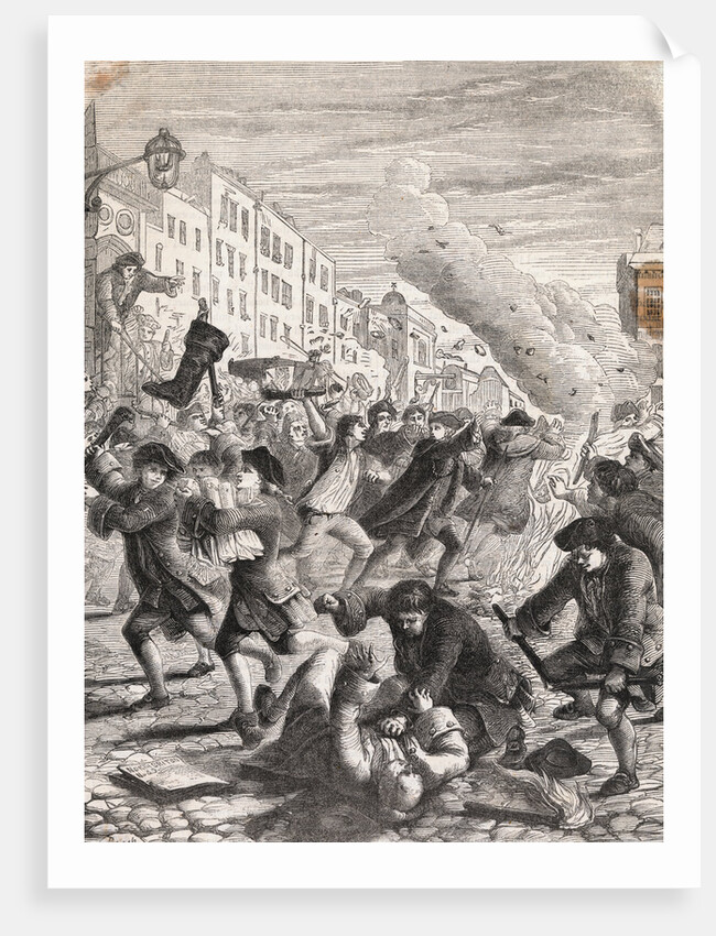 Rioters Fighting by Anonymous
