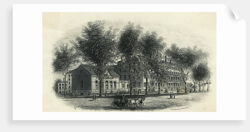 Illustration of Mount Holyoke Seminary by Anonymous