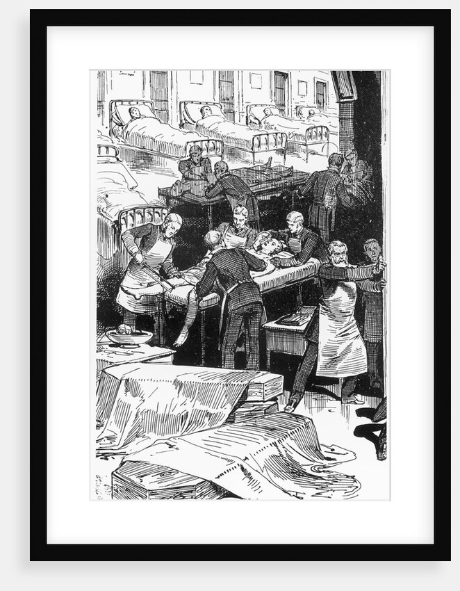 Cartoon of Surgeons Performing Unnecessary Surgery by Anonymous