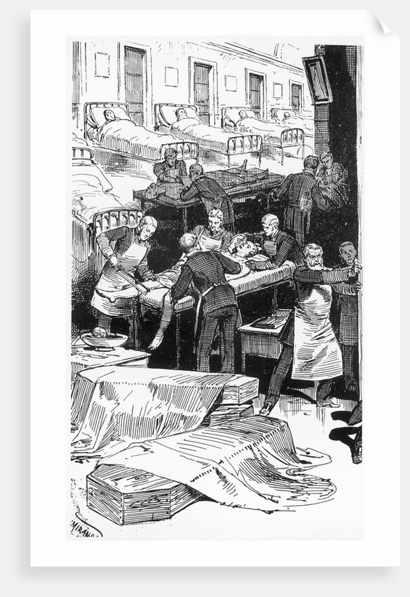 Cartoon of Surgeons Performing Unnecessary Surgery by Anonymous