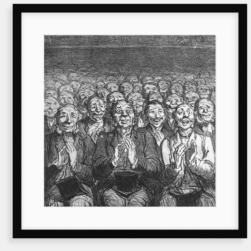 A Tremendous Success by Honore Victorin Daumier