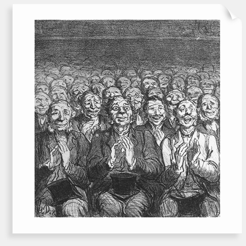 A Tremendous Success by Honore Victorin Daumier