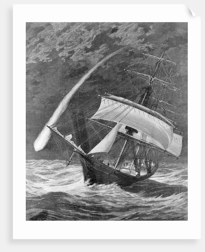 Grandee Ship Witnessing Meteor by Anonymous