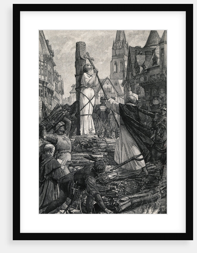 Joan of Arc Awaiting Execution by Anonymous
