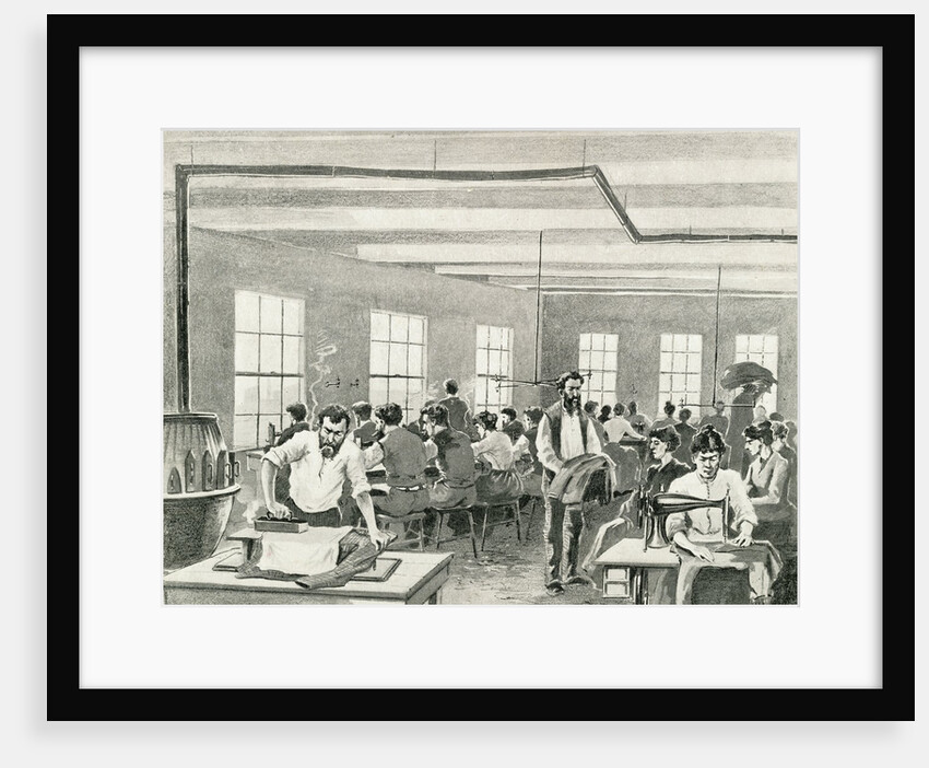 People Working in Sweat Shop by Anonymous