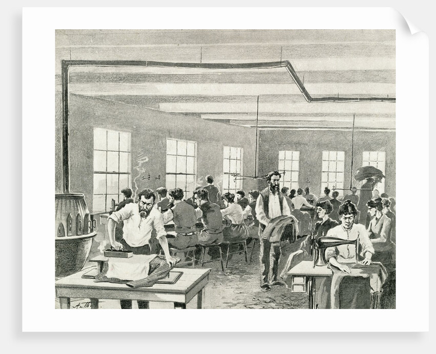 People Working in Sweat Shop by Anonymous