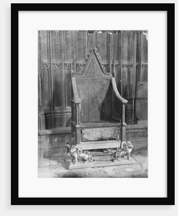 British Coronation Throne by Anonymous