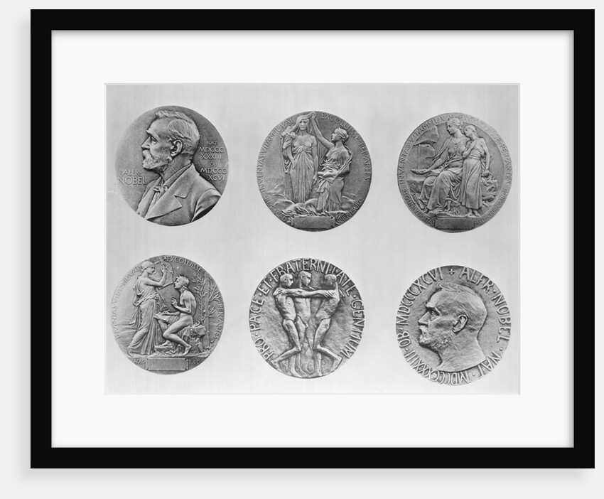 Six Views of Nobel Medals by Anonymous