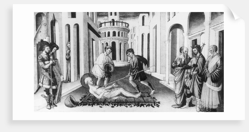 Illustration of Saint Lawrence Execution by Anonymous