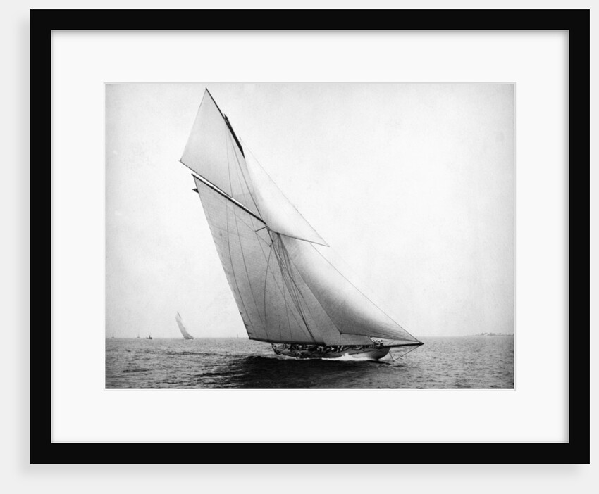 Yacht Columbia Sailing by Anonymous