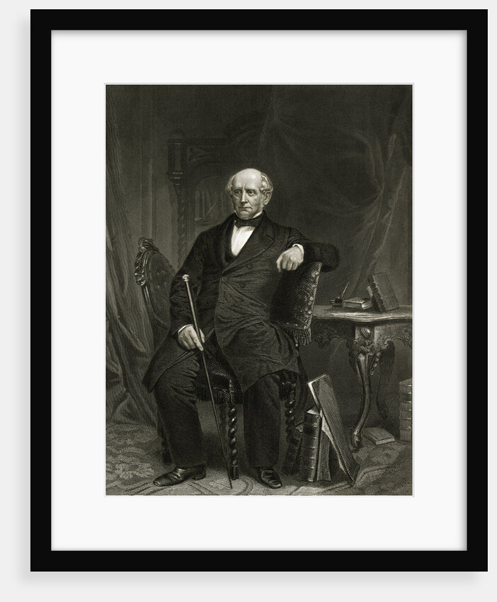 Engraving of Charles Francis Adams by Anonymous