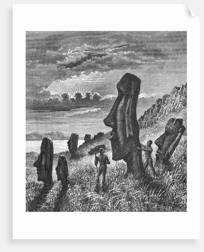 Portraits of Stone Statues by Anonymous
