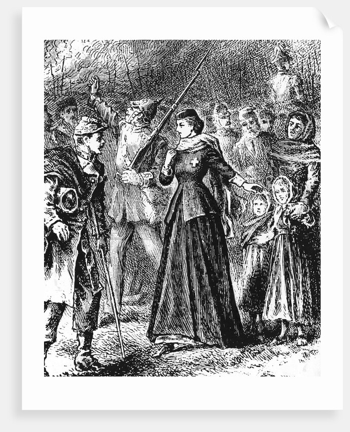 Clara Barton with German Army by Anonymous