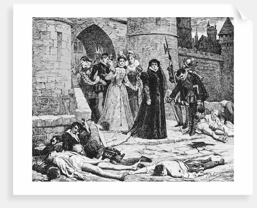 Catherine de Medici Inspecting Massacre Victims by Anonymous