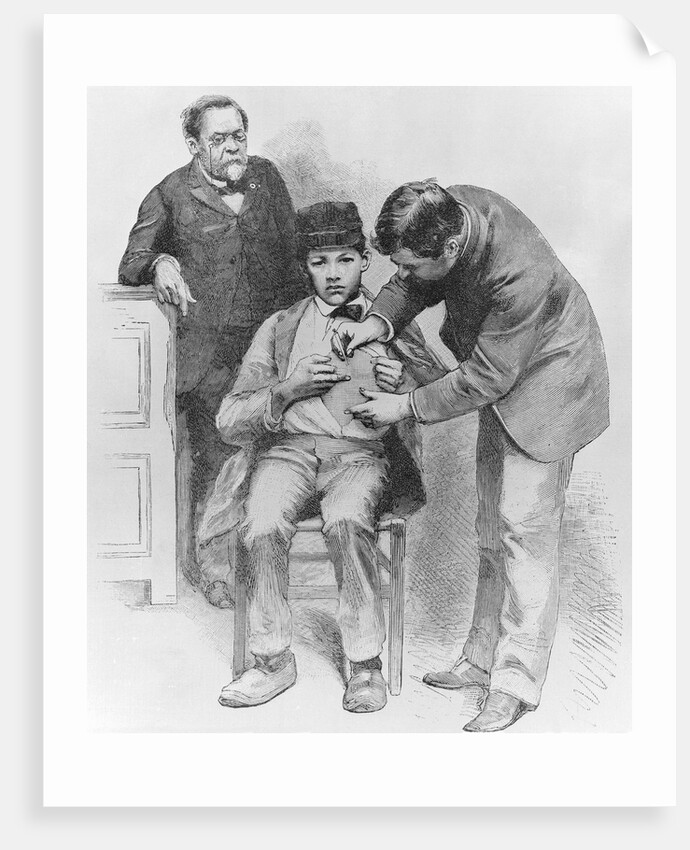 Louis Pasteur Observing Injection Procedure by Anonymous