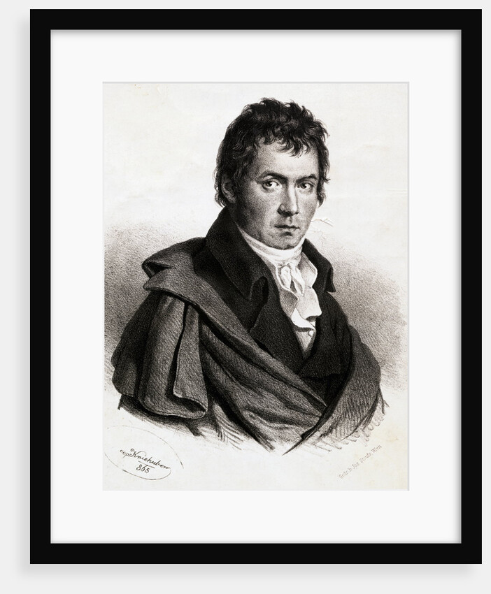 Portrait of Beethoven in Overcoat by Anonymous