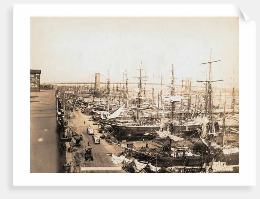 Ships Docking at Seaport by Anonymous