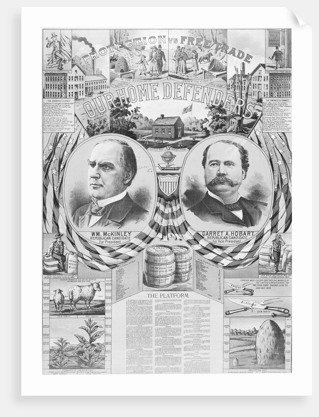 William McKinley Election Poster by Anonymous