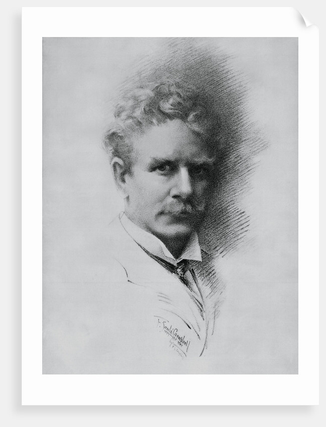 Portrait of American Writer Ambrose Bierce by Anonymous