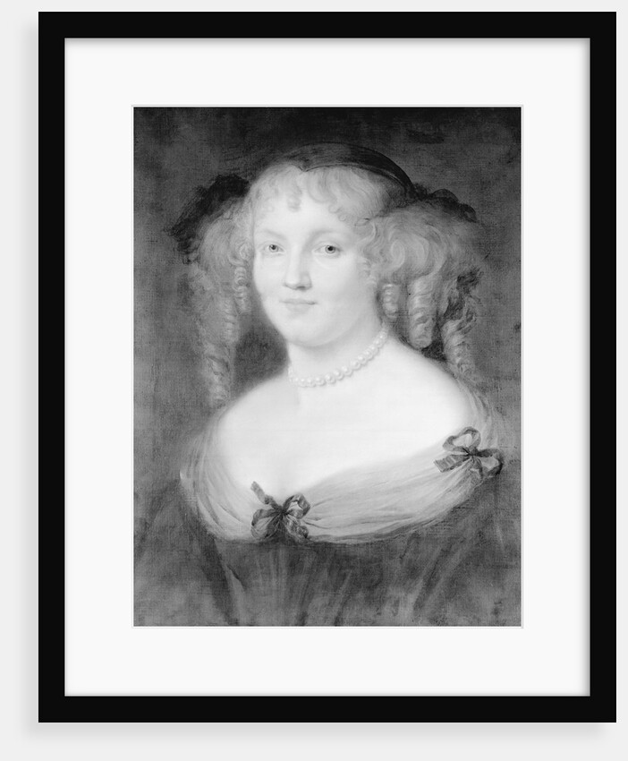 Portrait of French Authoress Marquise de Sevigne by Anonymous