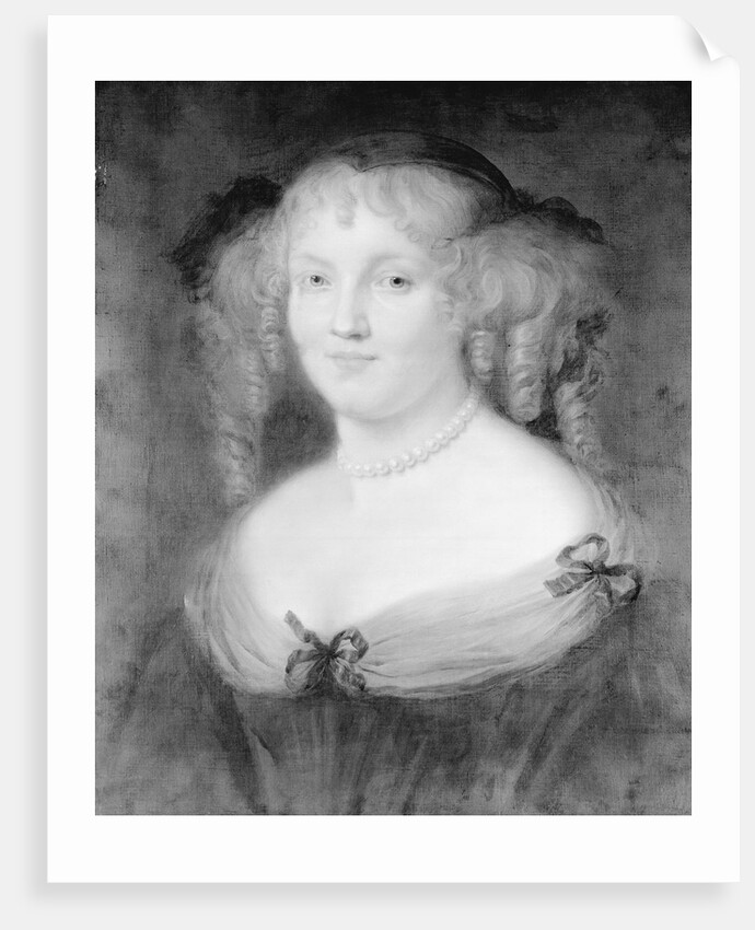 Portrait of French Authoress Marquise de Sevigne by Anonymous