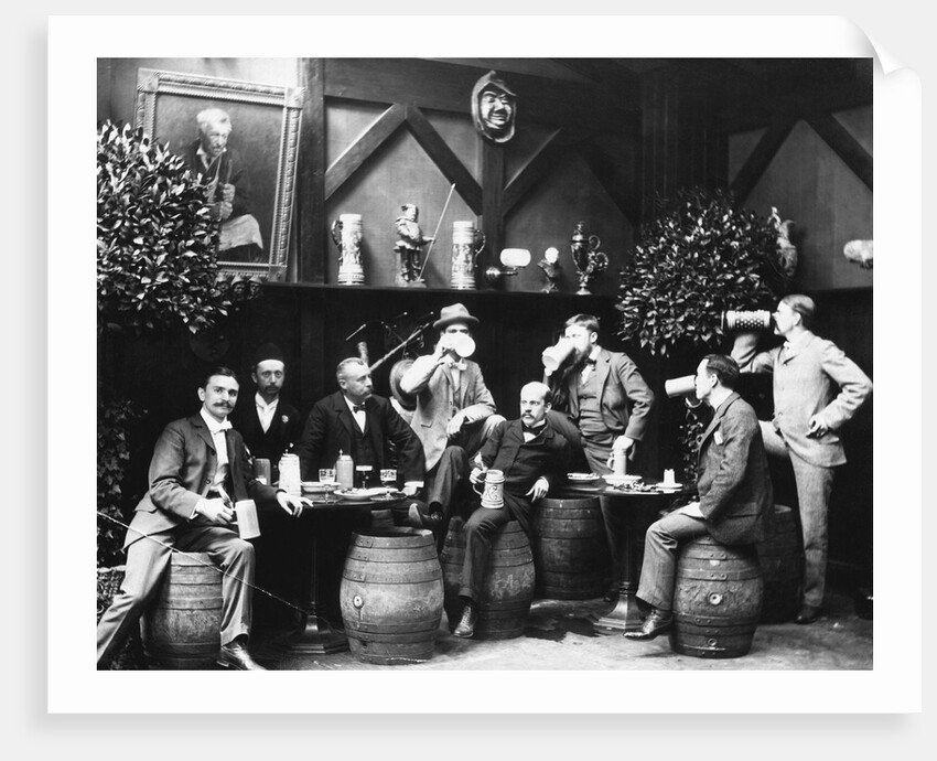 Early German Beer Drinkers by Anonymous