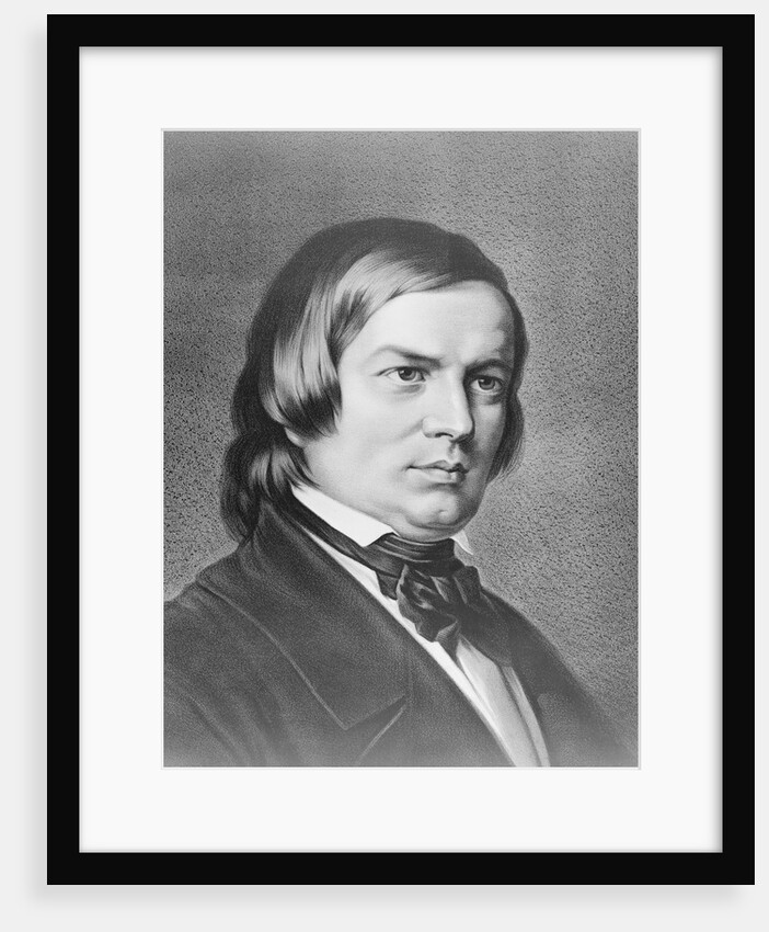 Portrait of German Music Composer Robert Schumann by Anonymous