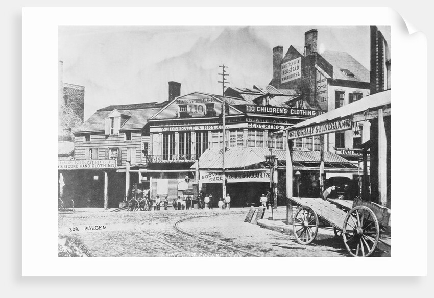 Early Chatham Square Site by Anonymous