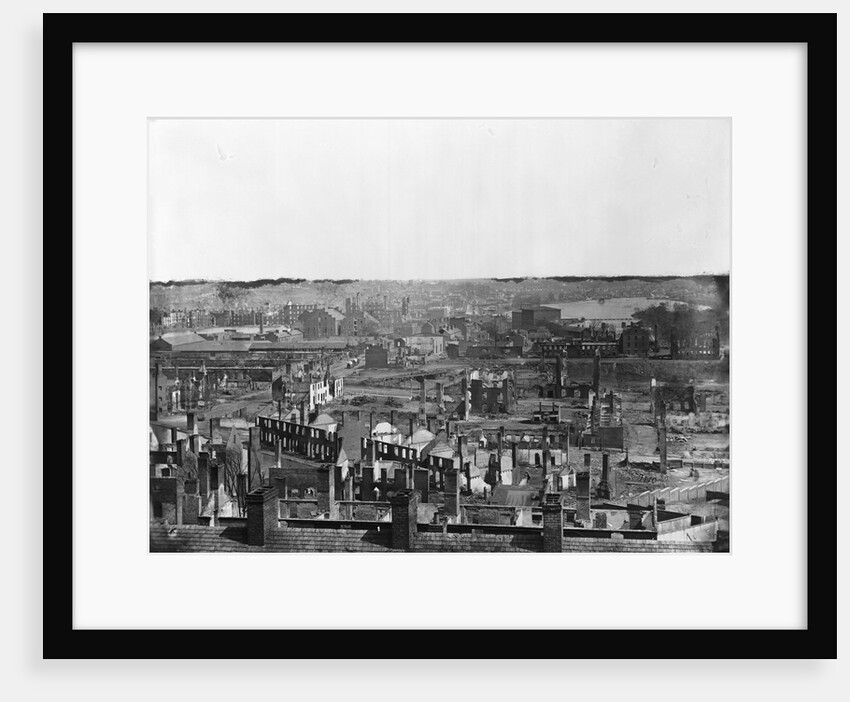 Wide Scenery of War Torn Buildings by Anonymous