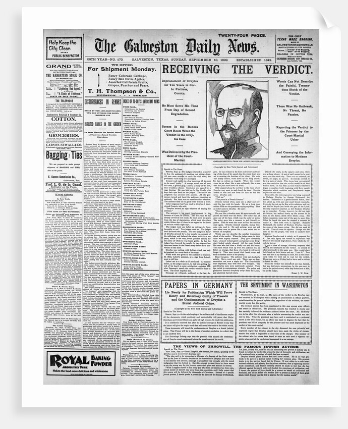 Galveston Daily Newspaper by Anonymous