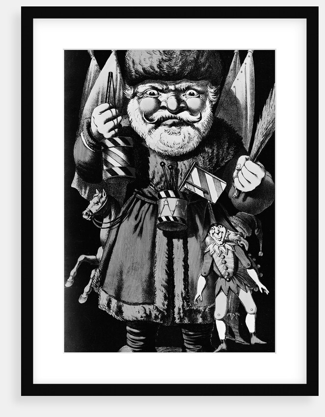 Santa Claus Holding For The Children by Anonymous