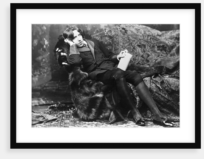 Oscar Wilde Lounging by Anonymous