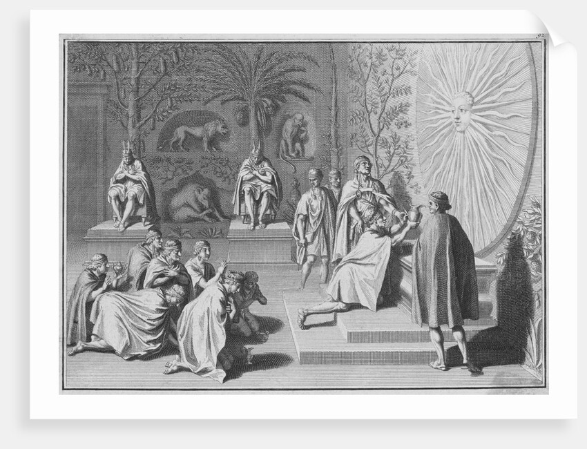 Incas Consecrating Their Offerings to the Sun by Bernard Picart