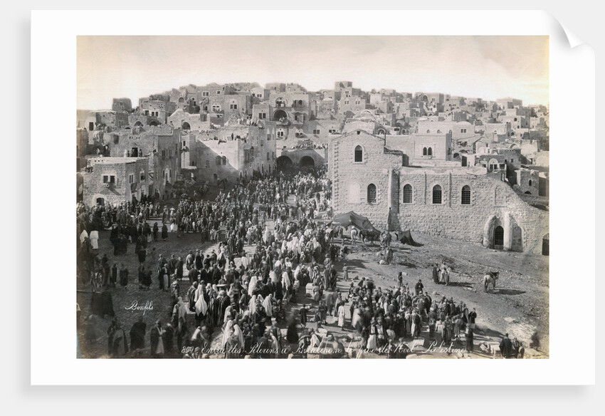 Pilgrims Arriving in Bethlehem by Anonymous