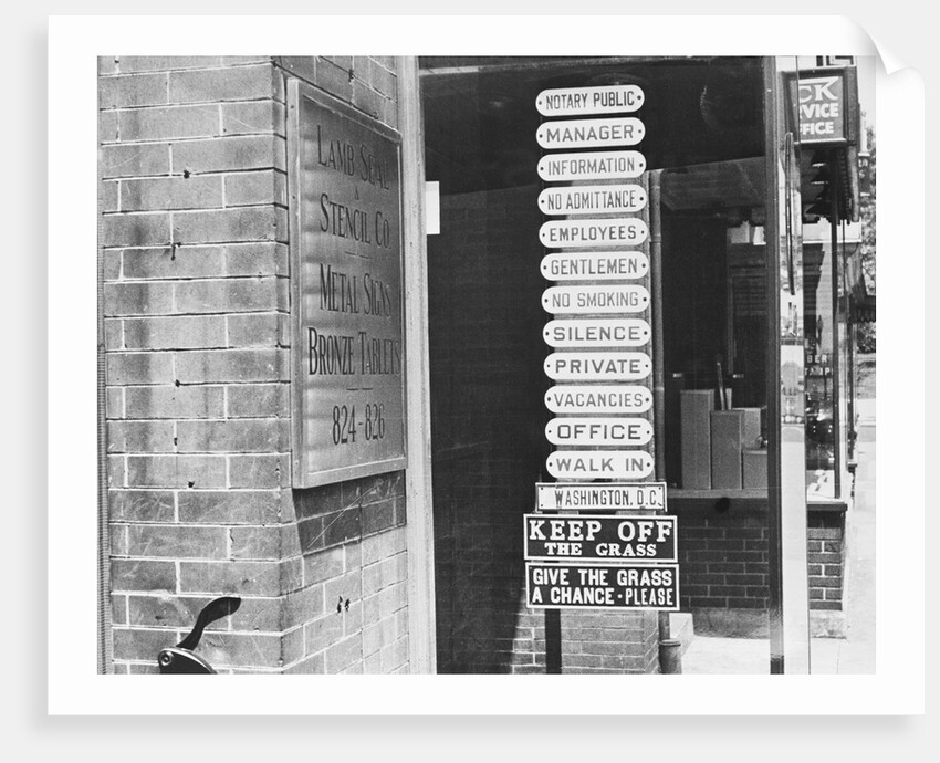 Sign Making Store by Anonymous