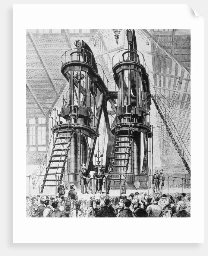 Ulysses Grant Starting Great Corliss Engine by Anonymous