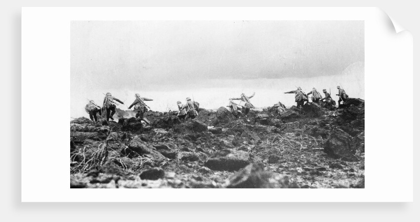 Germans Destroying British Front by Anonymous