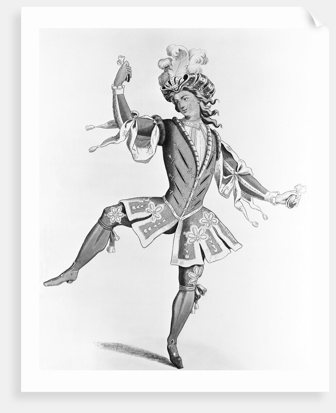Illustration of Blackamoor Dancer by Anonymous