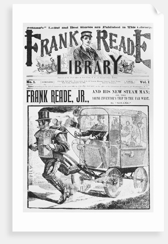 Poster for Frank Reade and His New Steam Engine by Anonymous