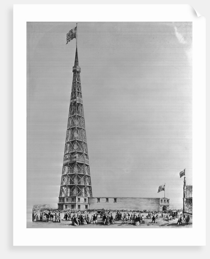 People Gathering at Latting Observatory by Anonymous