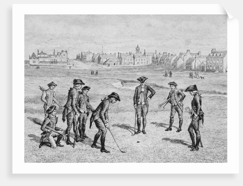 People Playing Golf by Anonymous