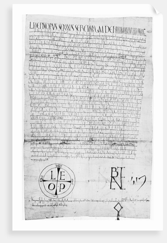 Bull of Pope Leo IX by Anonymous