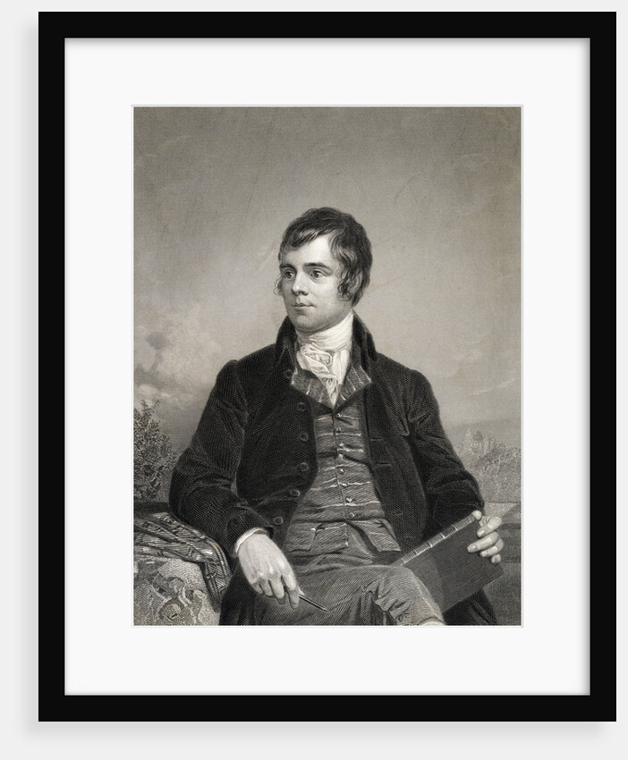 Portrait of Poet Robert Burns by Anonymous