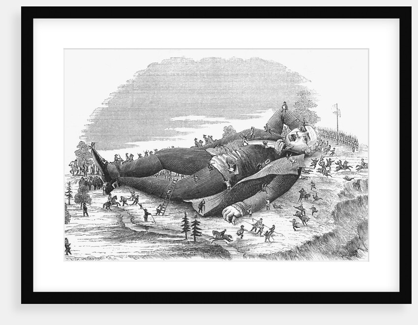 Gulliver Tied Down by Lilliputians